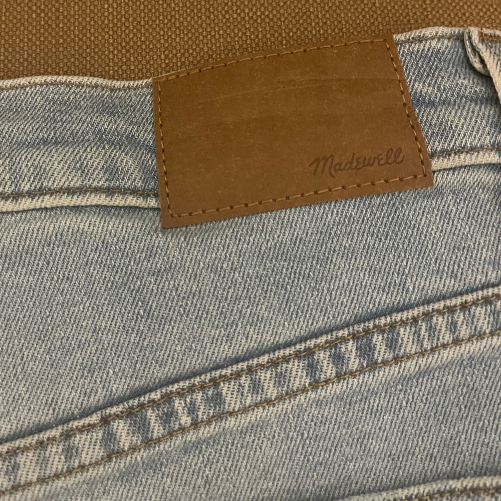 NWT Madewell Perfect Vintage Straight Jean Danby Wash Knee-Rip Edition ND515 - Picture 15 of 15